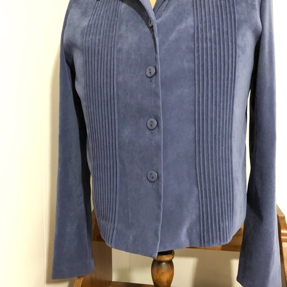 Womens Blue 2 pc Suit: Dress and Blazer. Size 10 - Picture 4 of 10